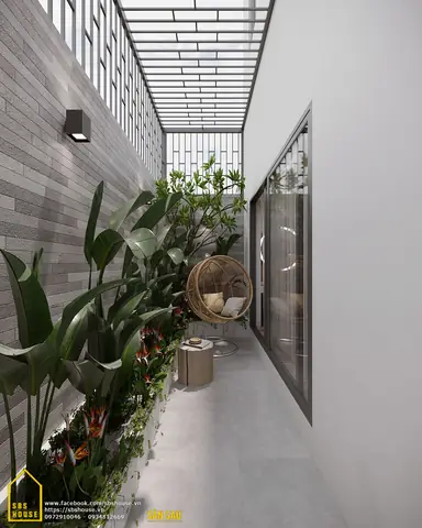 Thiết Kế Sân Vườn Sau Nhà Ống: Ý Tưởng & Giải Pháp Tối Ưu Không Gian