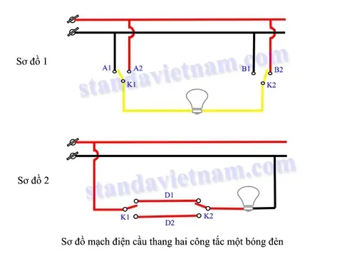 Sơ Đồ Mạch Điện Cầu Thang: Hướng Dẫn Chi Tiết Từ A-z