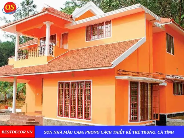 Sơn Nhà Màu Da Cam: Tạo Không Gian Ấm Áp, Đầy Cá Tính