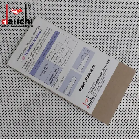 Tấm Thạch Cao Yoshino Board: Ưu Điểm, Ứng Dụng & Báo Giá Chi Tiết