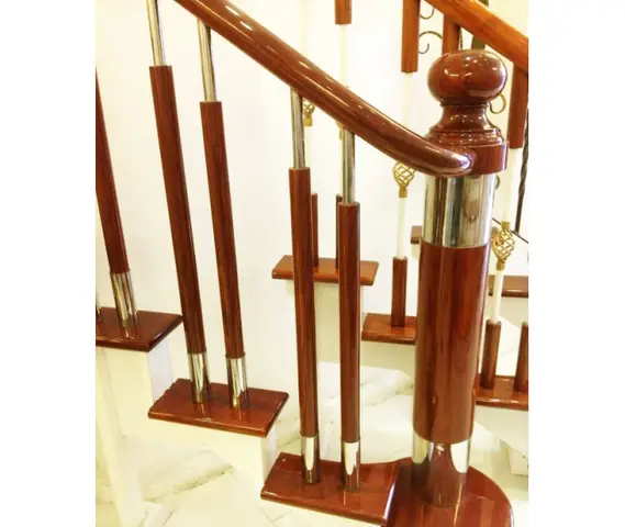 Báo Giá & Kinh Nghiệm Chọn Tay Vịn Cầu Thang Gỗ Giá Rẻ Phổ Biến
