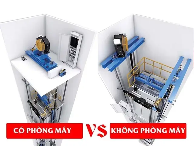 Thang Máy Có Phòng Máy Và Không Phòng Máy: Nên Chọn Loại Nào?