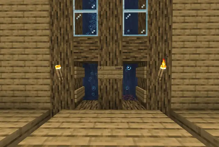 Hướng Dẫn Làm Thang Máy Nước Đơn Giản Và Vô Hình Trong Minecraft