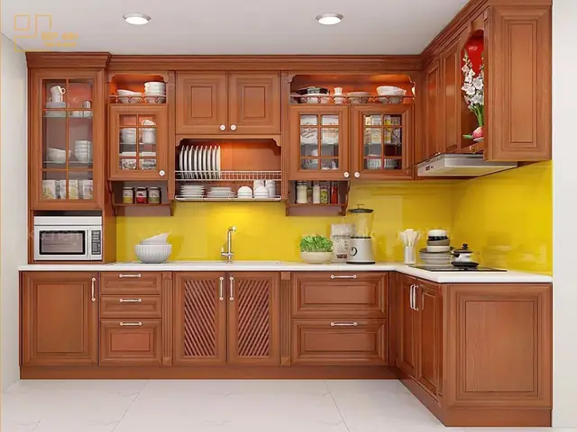 Thi Công Tủ Bếp Gỗ Tự Nhiên: Báo Giá & Mẫu Đẹp 2026
