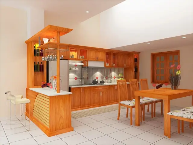 Thi Công Tủ Bếp Gỗ Tự Nhiên: Báo Giá & Mẫu Đẹp 2026
