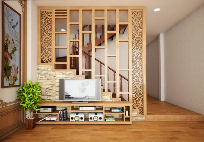 Thiết Kế Cầu Thang Phòng Khách: Mẫu Đẹp, Cách Bố Trí & Trang Trí Ấn Tượng