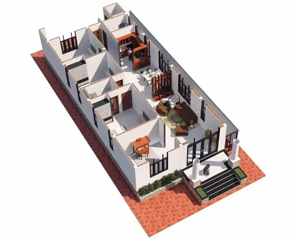 Mẫu Thiết Kế Nhà 100m2 3 Phòng Ngủ Đẹp, Công Năng Tối Ưu Cho Gia Đình Việt Mẫu Thiết Kế Nhà 100m2 3 Phòng Ngủ Đẹp, Công Năng Tối Ưu Cho Gia Đình Việt