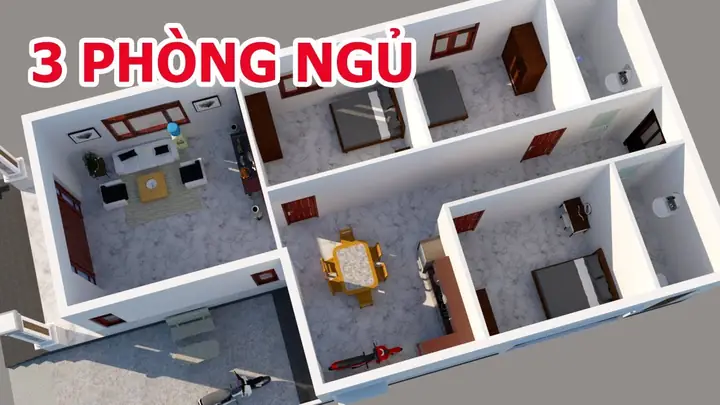 Thiết Kế Nhà 3 Phòng Ngủ: Mẫu Đẹp, Hiện Đại & Kinh Nghiệm Chọn Lựa Thiết Kế Nhà 3 Phòng Ngủ: Mẫu Đẹp, Hiện Đại & Kinh Nghiệm Chọn Lựa