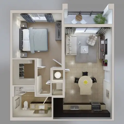 Thiết Kế Nhà 40m2 1 Phòng Ngủ: Mẫu Đẹp, Tối Ưu Không Gian & Chi Phí