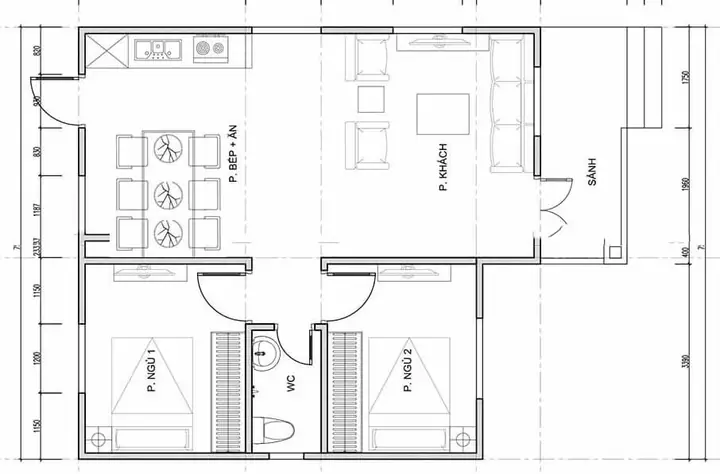 Top 10 Mẫu Thiết Kế Nhà Cấp 4 60m2 Đẹp, Tiện Nghi Và Chi Phí Hợp Lý