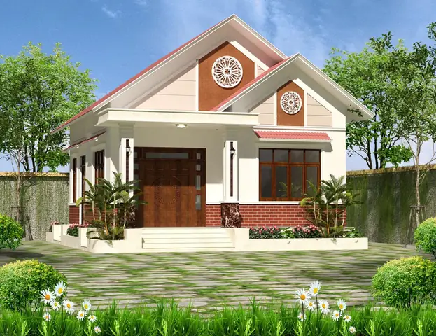 20+ Mẫu Nhà Cấp 4 Mặt Tiền 9m Đẹp Ấn Tượng & Hợp Phong Thủy 2024