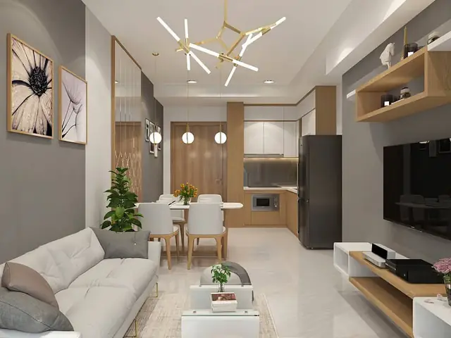 Thiết Kế Nội Thất Chung Cư 100m2 Đẹp: Mẫu & Ý Tưởng Tối Ưu Không Gian