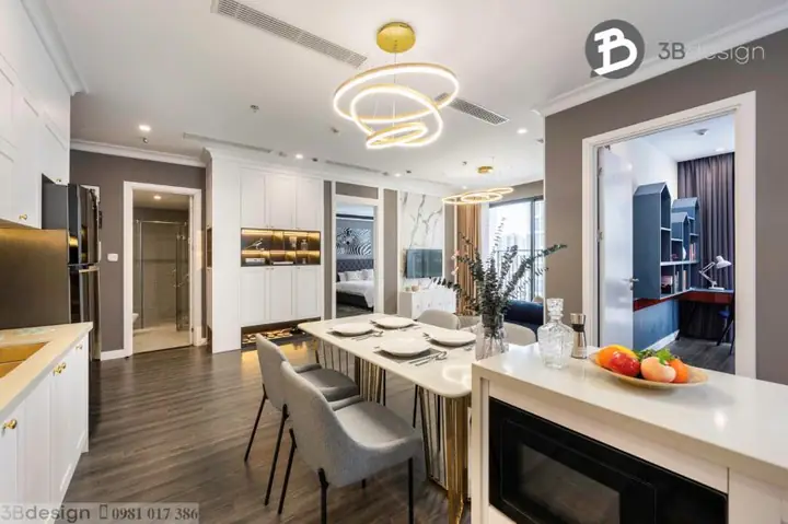 Thiết Kế Nội Thất Chung Cư 100m2 Đẹp: Mẫu & Ý Tưởng Tối Ưu Không Gian