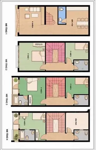 Thiết Kế Nhà Ống 4 Tầng 4x10m: Mẫu Đẹp, Công Năng Tối Ưu & Dự Toán Chi Phí 2026