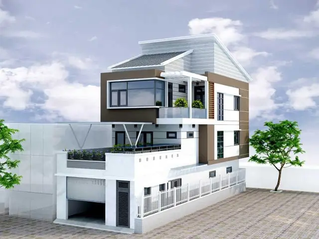 Top Mẫu Thiết Kế Nhà Phố 2 Mặt Tiền 6x20m Đẹp, Hiện Đại & Tối Ưu Không Gian