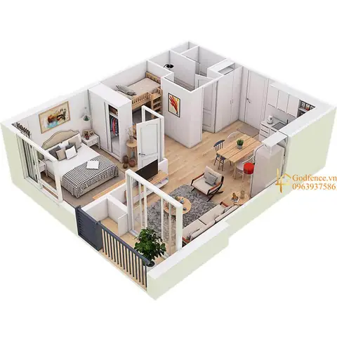 50+ Mẫu Thiết Kế Nội Thất Chung Cư 45m2 Đẹp, Hiện Đại & Tối Ưu Diện Tích 50+ Mẫu Thiết Kế Nội Thất Chung Cư 45m2 Đẹp, Hiện Đại & Tối Ưu Diện Tích