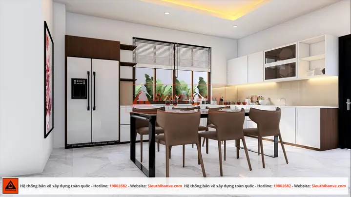 Thiết Kế Phòng Bếp 15m2: Mẫu Đẹp, Tiện Nghi Và Tối Ưu Không Gian 2024