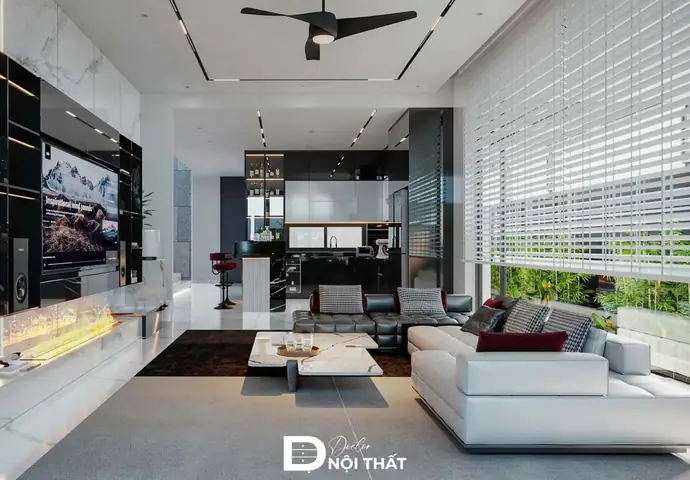 30+ Mẫu Thiết Kế Phòng Khách 30m2 Đẹp, Hiện Đại & Cách Bố Trí Tối Ưu