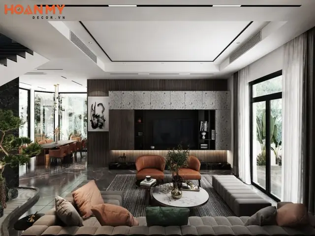 30+ Mẫu Thiết Kế Phòng Khách 30m2 Đẹp, Hiện Đại & Cách Bố Trí Tối Ưu