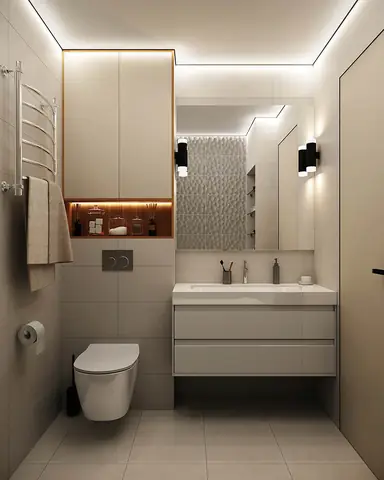 Thiết Kế Phòng Tắm 3m2: Ý Tưởng Đẹp, Tiện Nghi & Tối Ưu Không Gian