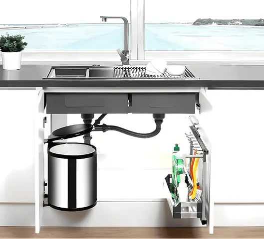 Thùng Rác Dưới Bồn Rửa: Lựa Chọn Tối Ưu Không Gian Bếp & Giải Đáp Thắc Mắc Thùng Rác Dưới Bồn Rửa: Lựa Chọn Tối Ưu Không Gian Bếp & Giải Đáp Thắc Mắc