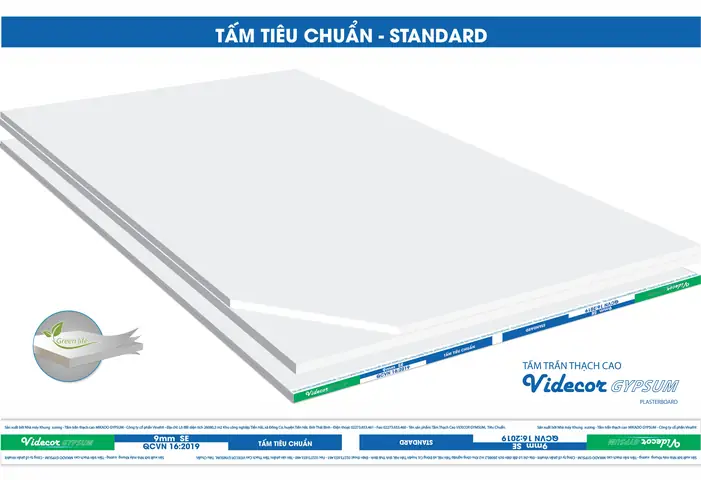 Tiêu Chuẩn Tấm Thạch Cao: Yêu Cầu Kỹ Thuật Theo Tcvn 8256 & Ứng Dụng Thực Tế