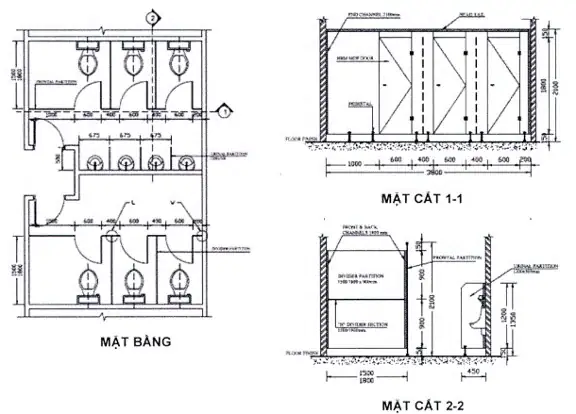 Tiêu Chuẩn Thiết Kế Khu Vệ Sinh: Diện Tích, Kích Thước & Yêu Cầu Chi Tiết
