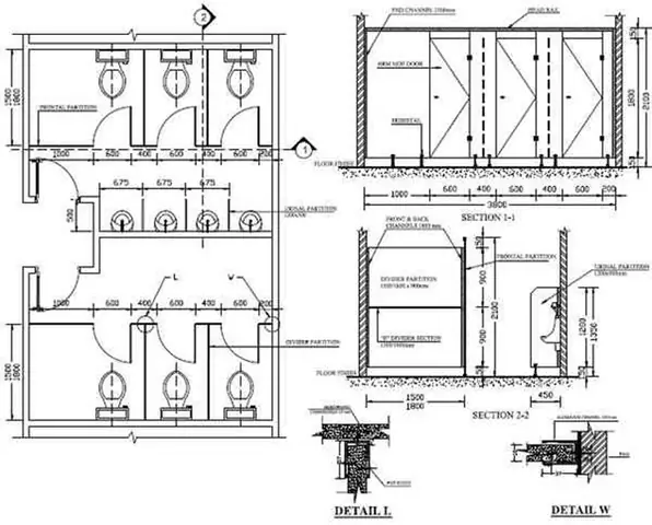 Tiêu Chuẩn Thiết Kế Khu Vệ Sinh: Diện Tích, Kích Thước & Yêu Cầu Chi Tiết
