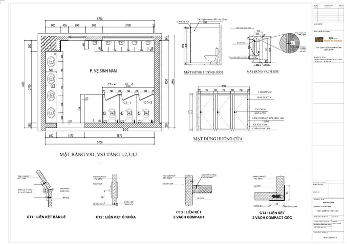 Tiêu Chuẩn Kích Thước Và Chất Lượng Vách Ngăn Vệ Sinh Cần Biết