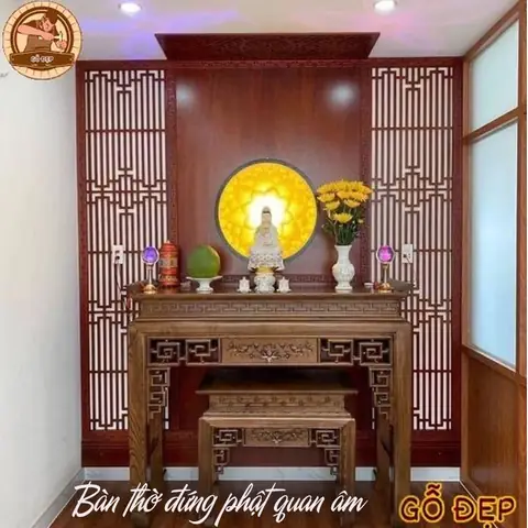 Hướng Dẫn Chi Tiết Cách Trang Trí Bàn Thờ Mẹ Quan Âm Đẹp Và Chuẩn Phong Thủy