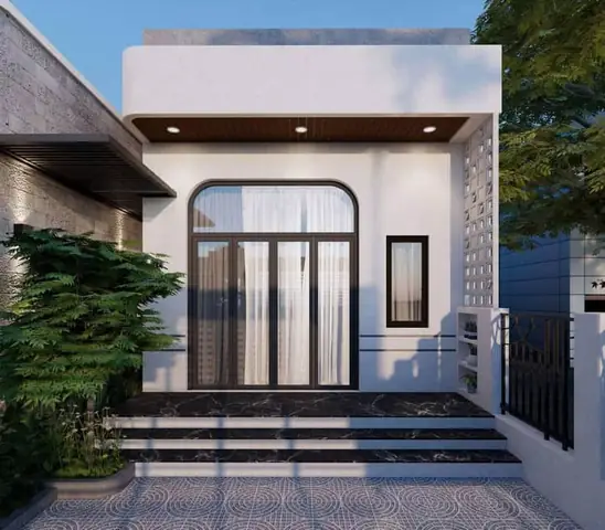 35+ Mẫu Trang Trí Mặt Tiền Nhà Ống 1 Tầng Đẹp & Lưu Ý Thiết Kế