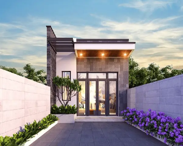 35+ Mẫu Trang Trí Mặt Tiền Nhà Ống 1 Tầng Đẹp & Lưu Ý Thiết Kế
