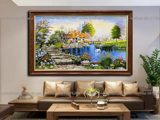 Trang Trí Tranh Phòng Khách: 10+ Ý Tưởng Bố Trí & Chọn Tranh Đẹp, Hợp Phong Thủy