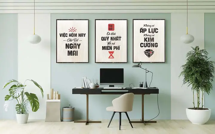 25+ Ý Tưởng Trang Trí Văn Phòng Làm Việc Đẹp, Sáng Tạo & Tối Ưu Không Gian