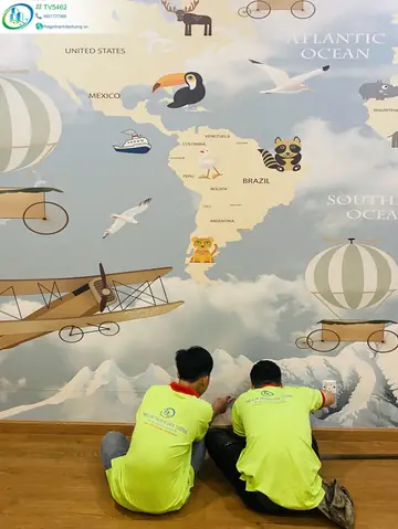 Mẫu Tranh Dán Tường Văn Phòng Đẹp, Báo Giá Thi Công & Ý Tưởng Trang Trí