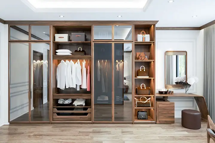 Tủ Quần Áo Gỗ Óc Chó Cao Cấp: Mẫu Đẹp, Báo Giá & Kinh Nghiệm Chọn Mua