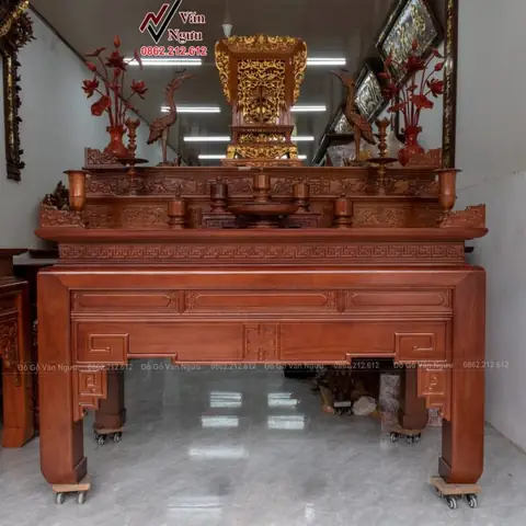Top 100+ Mẫu Tủ Thờ Gỗ Đẹp, Hiện Đại, Hợp Phong Thủy Giá Tốt 2025
