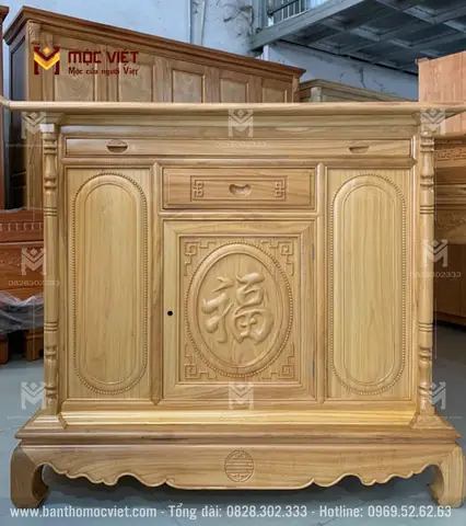 Top 100+ Mẫu Tủ Thờ Gỗ Đẹp, Hiện Đại, Hợp Phong Thủy Giá Tốt 2025