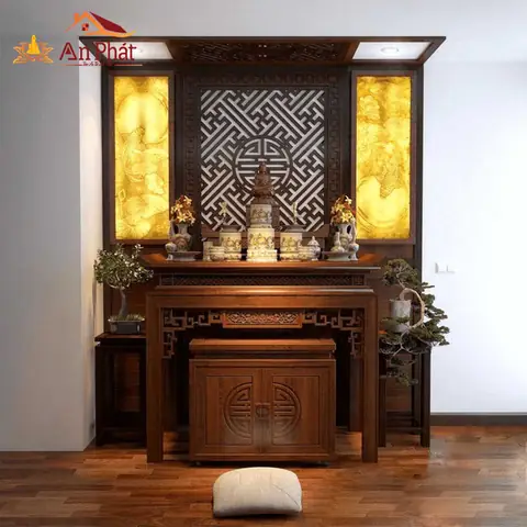 Top 100+ Mẫu Tủ Thờ Gỗ Đẹp, Hiện Đại, Hợp Phong Thủy Giá Tốt 2025