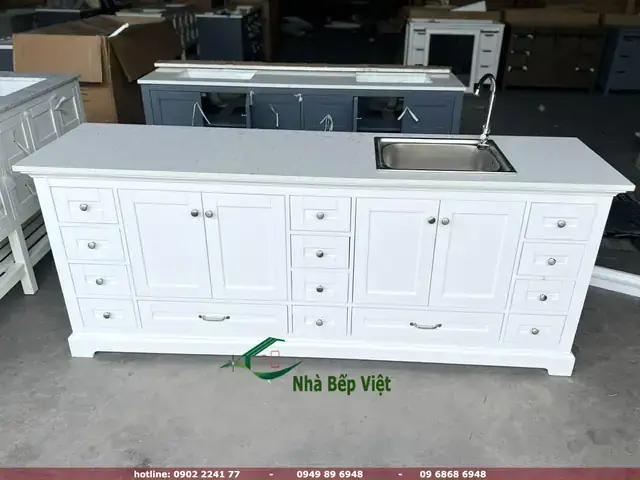 Tủ Bếp Di Động Giá Bao Nhiêu? Bảng Giá Chi Tiết & Mẫu Mã Phổ Biến