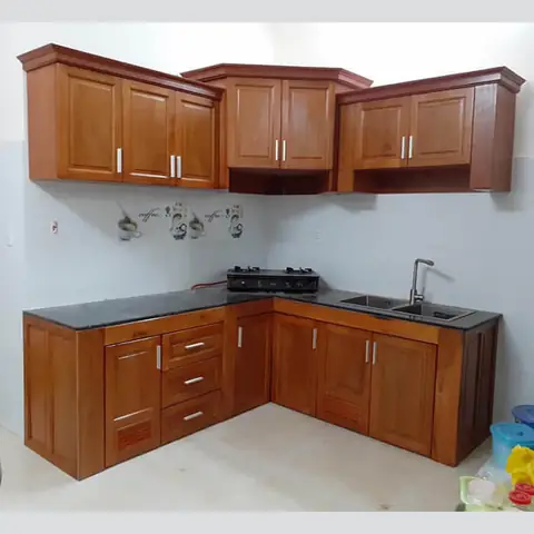 Tủ Bếp Gỗ Căm Xe: Mẫu Đẹp, Báo Giá Chi Tiết Và Kinh Nghiệm Chọn Lựa