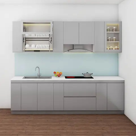 Tủ Bếp Hiện Đại Chữ I: Mẫu Đẹp, Giá Tốt & Cách Bố Trí Thông Minh