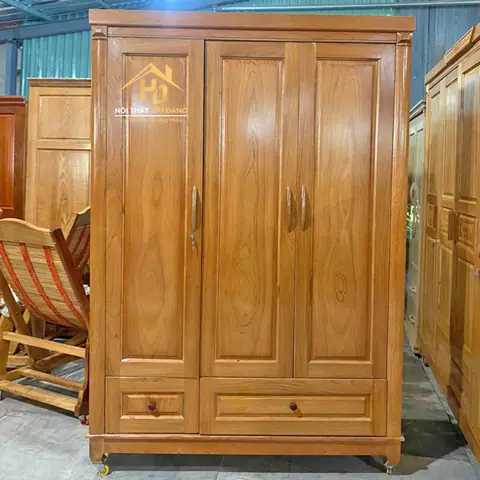 Tủ Quần Áo 3 Cánh Gỗ: Chọn Mẫu, Kích Thước & Chất Liệu Phù Hợp