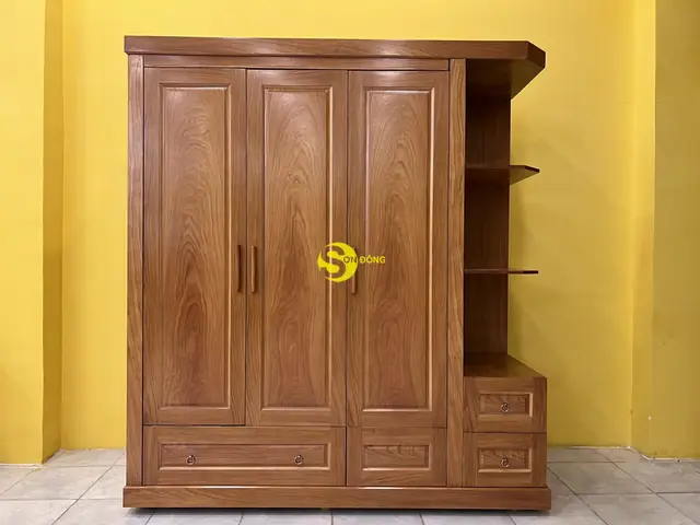 Tủ Quần Áo 3 Cánh Gỗ: Chọn Mẫu, Kích Thước & Chất Liệu Phù Hợp