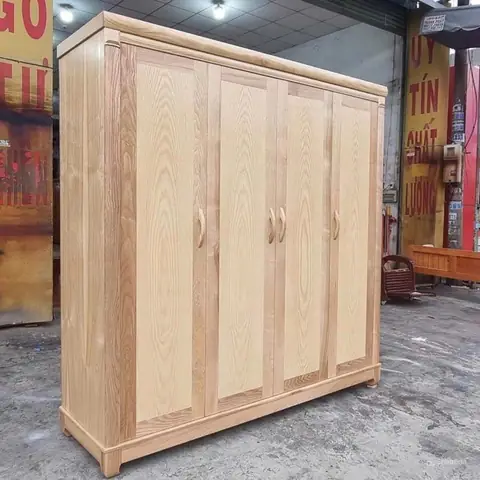 Tủ Gỗ Sồi Nga 4 Cánh: Mẫu Mã, Giá Cả & Kinh Nghiệm Chọn Mua