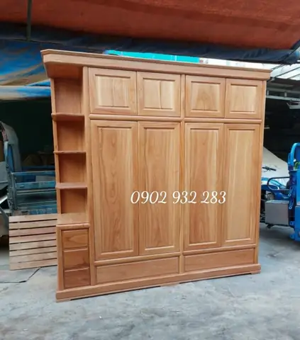 Tủ Quần Áo Gỗ Gõ Đỏ: Chọn Mẫu, Giá & Kinh Nghiệm Mua Tốt Nhất