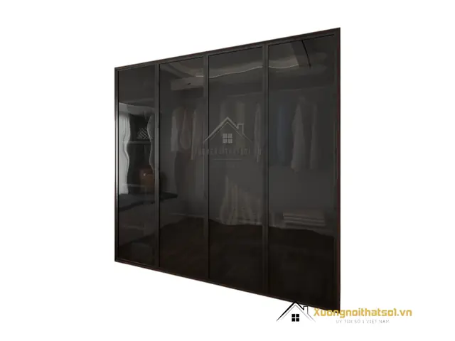 Tủ Quần Áo Cánh Kính Đen: Mẫu Mã, Chất Liệu & Kinh Nghiệm Chọn Mua