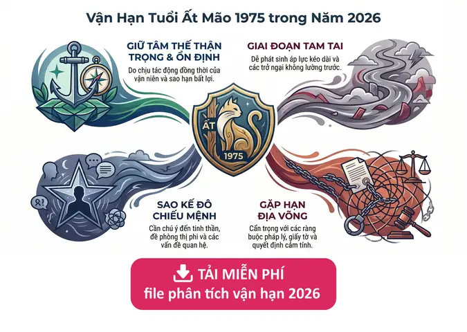 Tử Vi Trọn Đời Tuổi Ất Mão 1975 Nữ Mạng: Mệnh Gì, Hợp Màu Gì, Sự Nghiệp & Tình Duyên