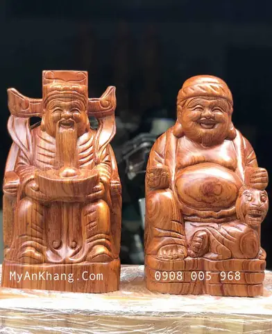 Tượng Ông Địa Bằng Gỗ: Mẫu Mã, Chất Liệu & Lưu Ý Chọn Mua