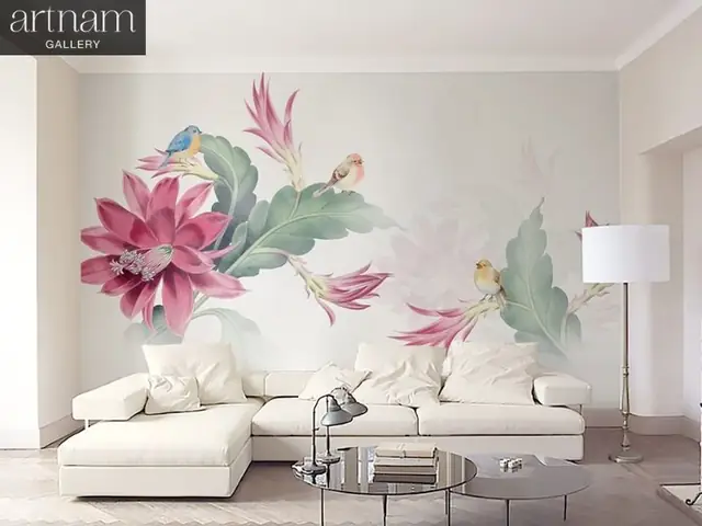 Vẽ Tranh Tường Trang Trí Phòng Khách: Ý Tưởng Đẹp & Dịch Vụ Chuyên Nghiệp